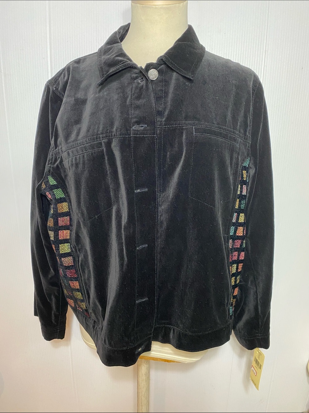 Marsh Landing Black Velvet Women Jacket